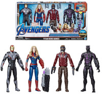 Avengers Sada 4 Figúrok 30 cm Čierny Panter Iron Man Kapitan Marvel Star Lord ...