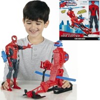 Spiderman Figúrka 30 cm + vrtuľník Web Copter Hasbro