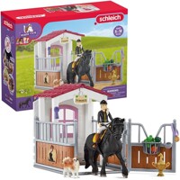 Schleich Koňský box Stajňa s koňom klubová s Tori &amp; Princess 42437