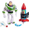 Toy Story 4 Príbeh Hračiek 18 cm Figúrka Buzz Rakeťák + Raketa od Mattel